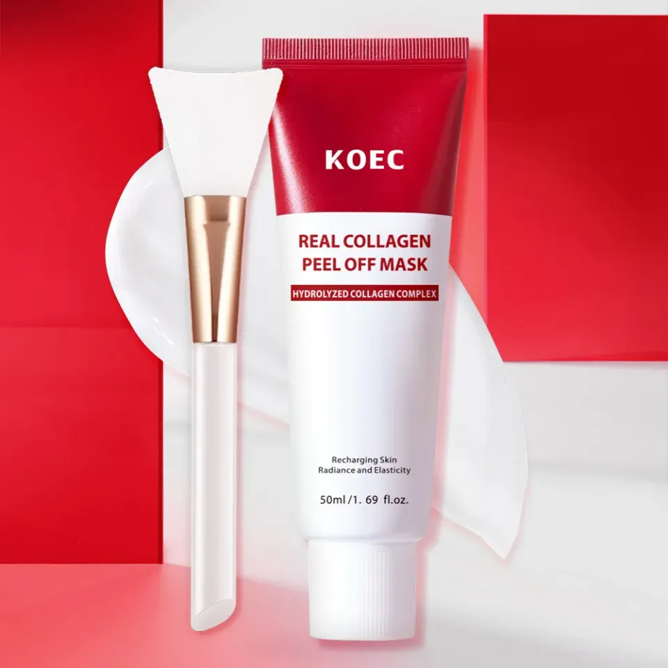 KOEC Real Collagen peel-off maske nat opstrammende