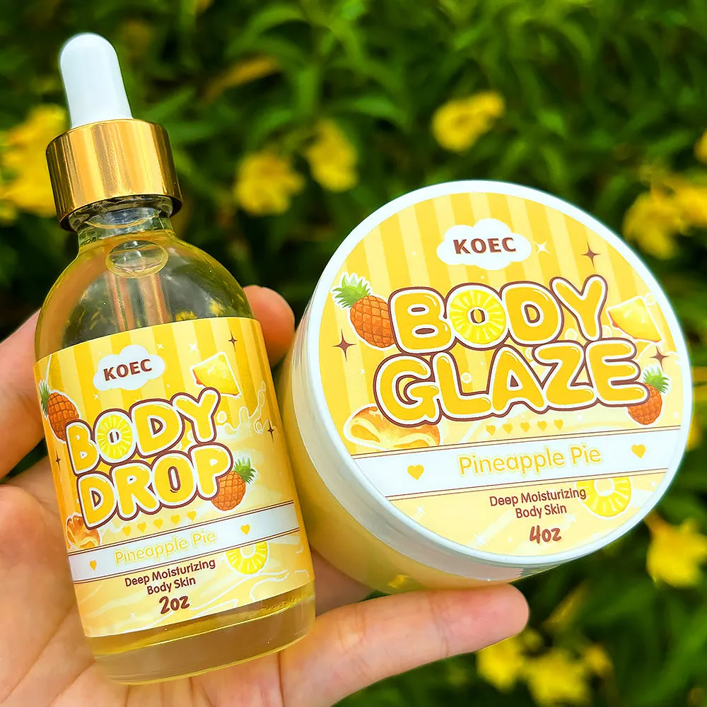 KOEC Body Glaze + Body Oil sæt jordbær