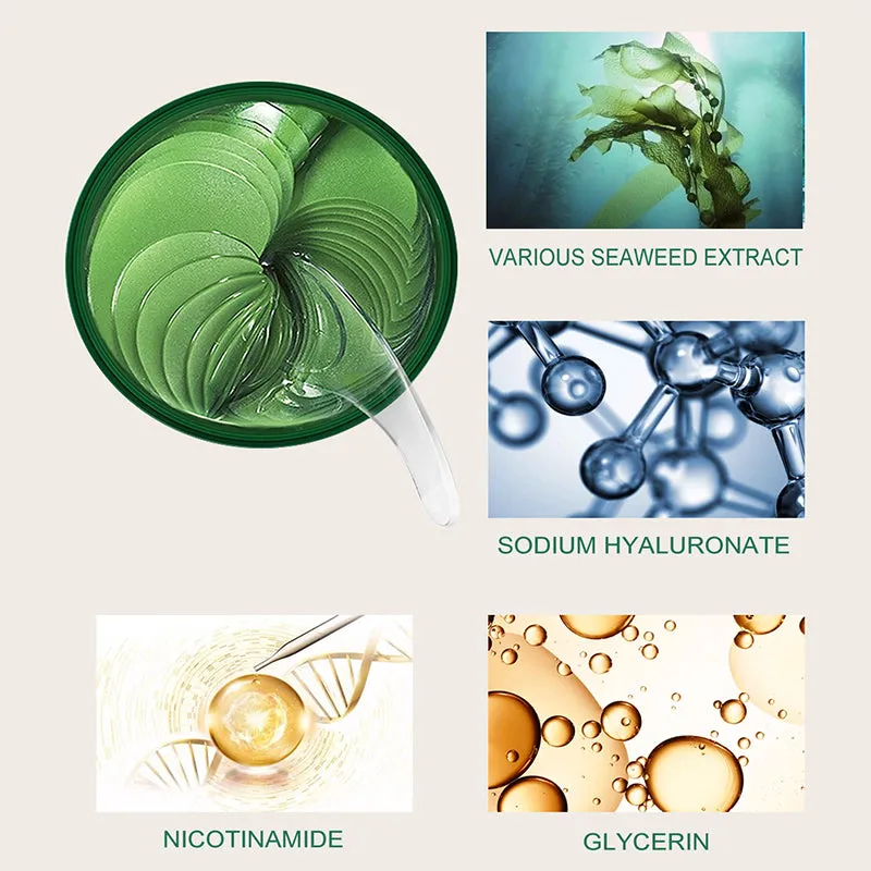 KOEC SeaWeed Collagen øjenmaske 60 stk mod tørhed