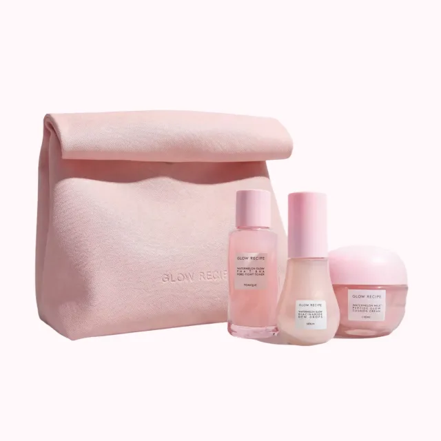Glow Recipe Glass Skin Roll Bag Kit saet 4 dele vandmelon