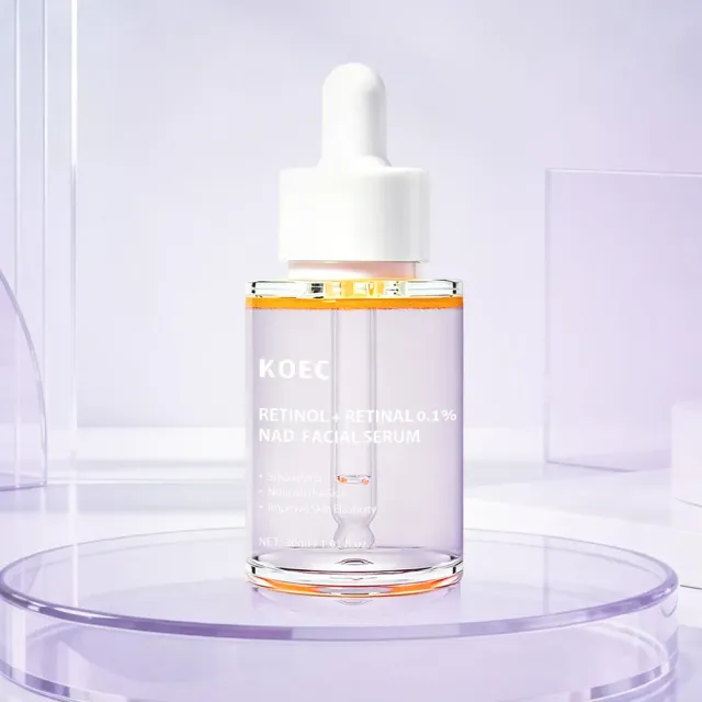 KOEC Retinol Retinal 0.1% NAD serum mod rynker og tekstur