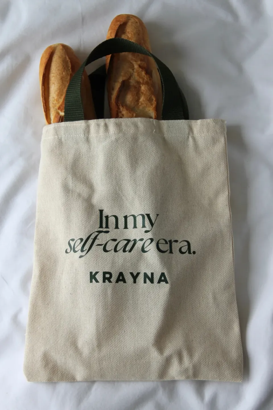 Krayna Cotton Pouch bomuld grøn hank