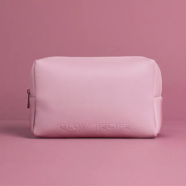 Glow Recipe Glow 2 Go Pouch toilettaske lyserød neopren