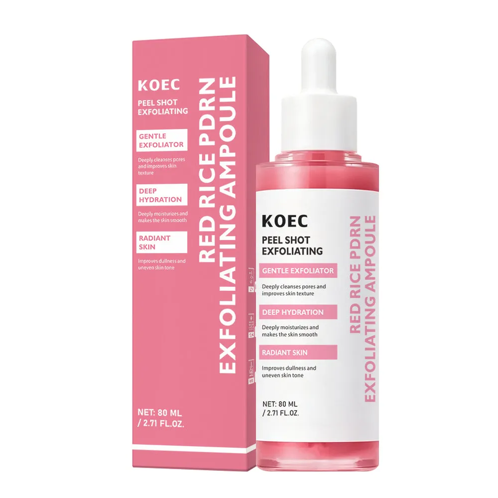 KOEC Red Rice PDRN Exfoliating Ampul mild peeling til tør hud