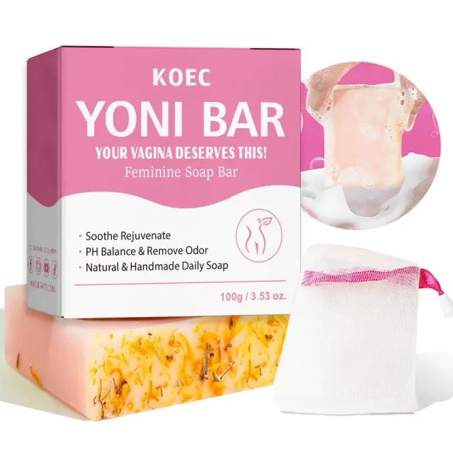 KOEC pH Balancing Feminine Yoni Sæbebar intim 1 stk