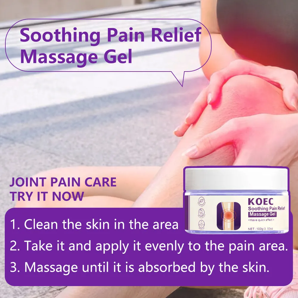 KOEC Soothing Pain Relief massagegel 1 stk mentol