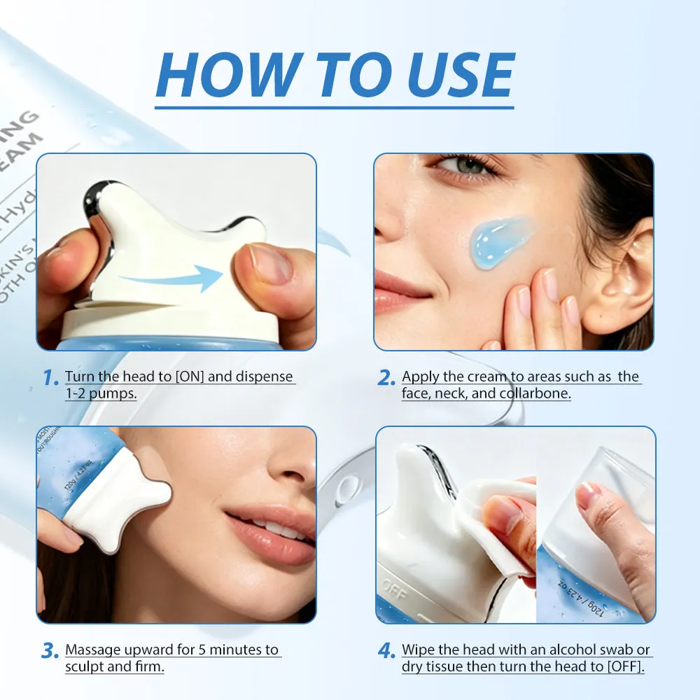 KOEC PDRN Peptide gua sha creme til fugt