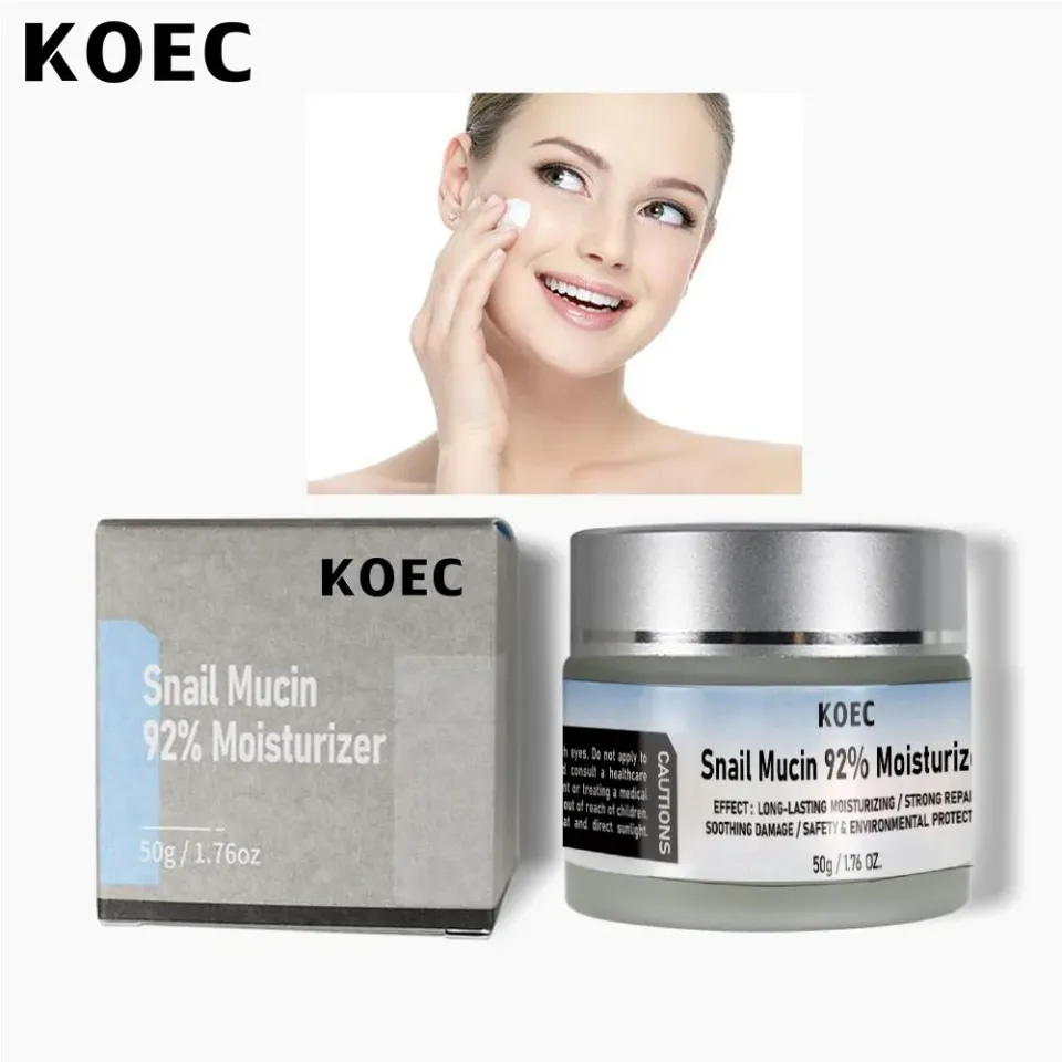 KOEC Snail Mucin 92% ansigtscreme til sensitiv hud