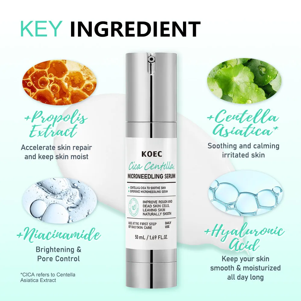 KOEC Cica Centella Microneedle serum 50 ml prikkende