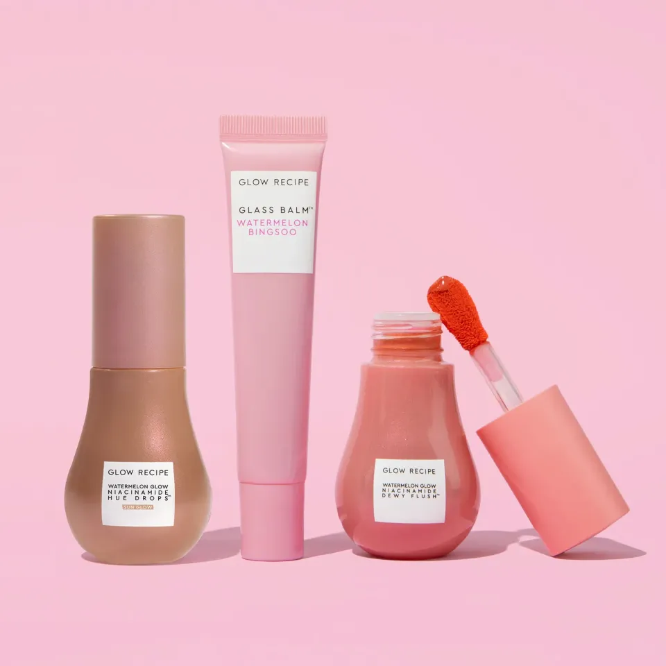Glow Recipe 3-Step Fresh Face rutinesæt glød til tør hud