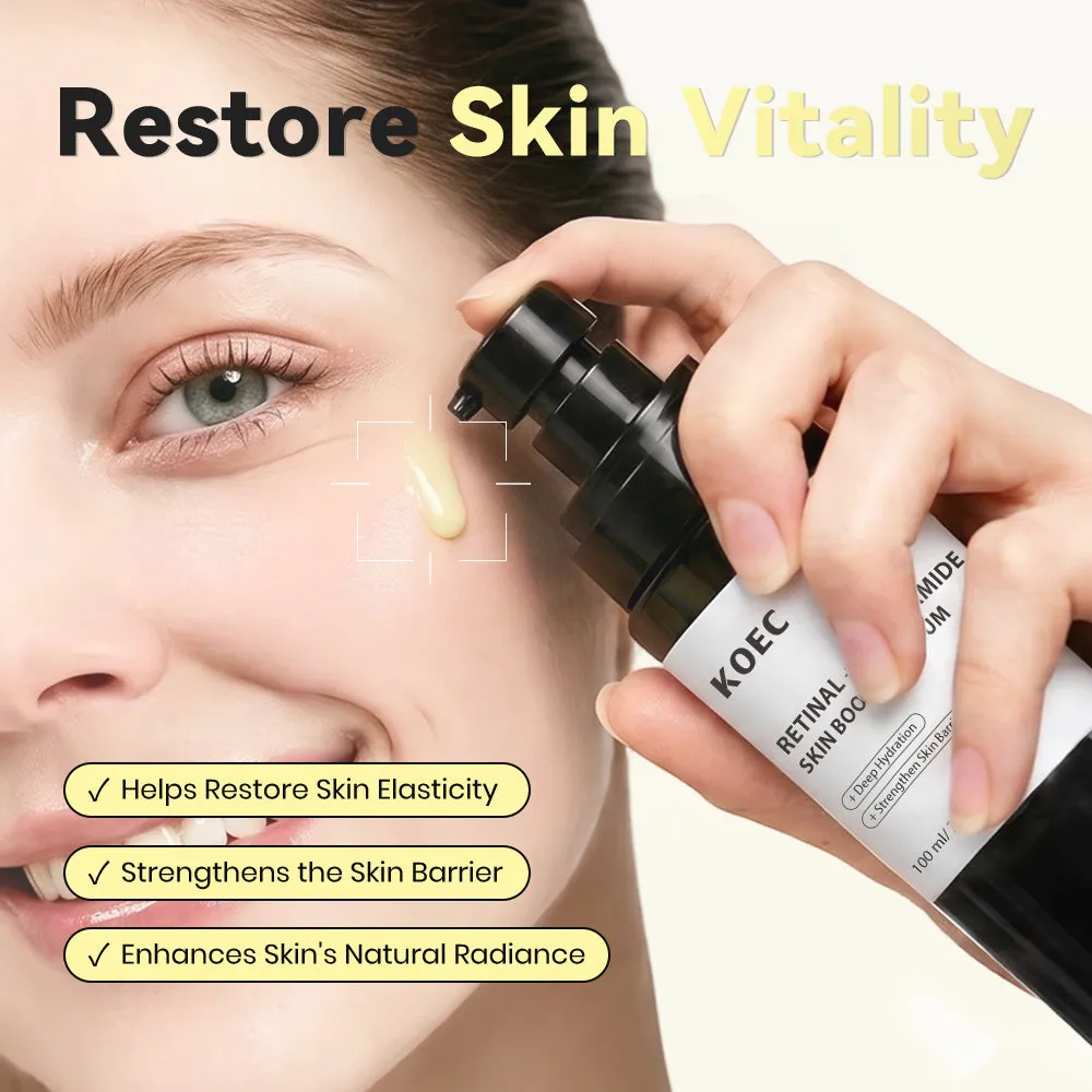 KOEC Retinal Niacinamide Skin Booster serum mod porer