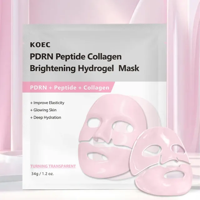 KOEC PDRN Peptide Collagen hydrogelmaske til glød