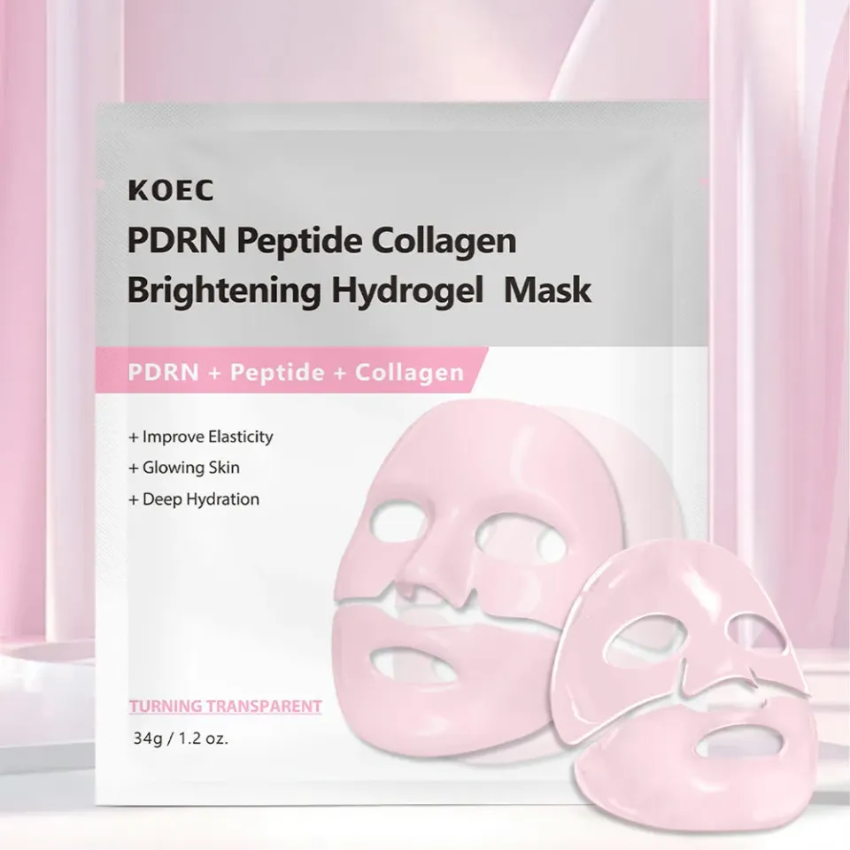 KOEC PDRN Peptide Collagen hydrogelmaske til glød