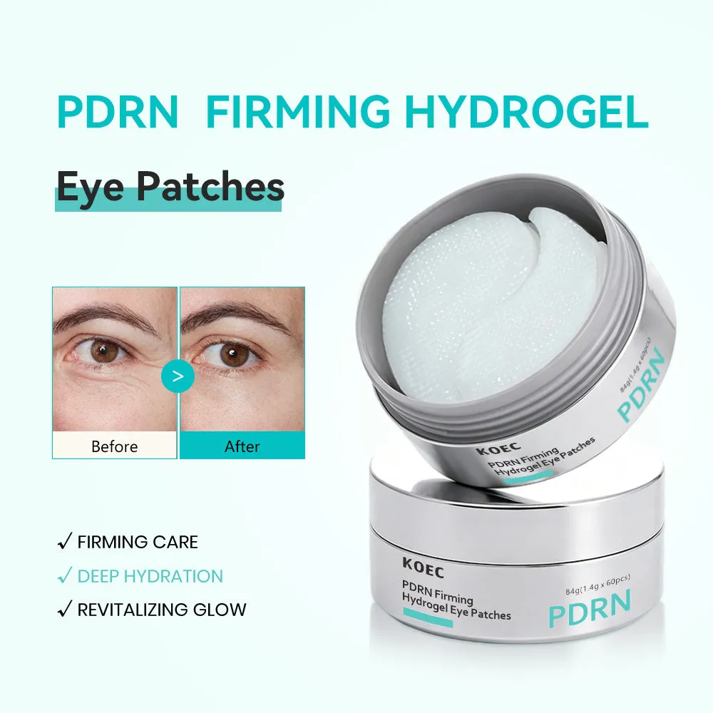 KOEC PDRN Firming Hydrogel Eye Patches til trætte øjne