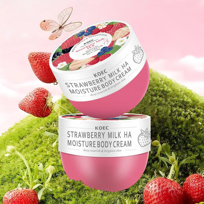 KOEC Strawberry Milk bodycreme jordbærduft