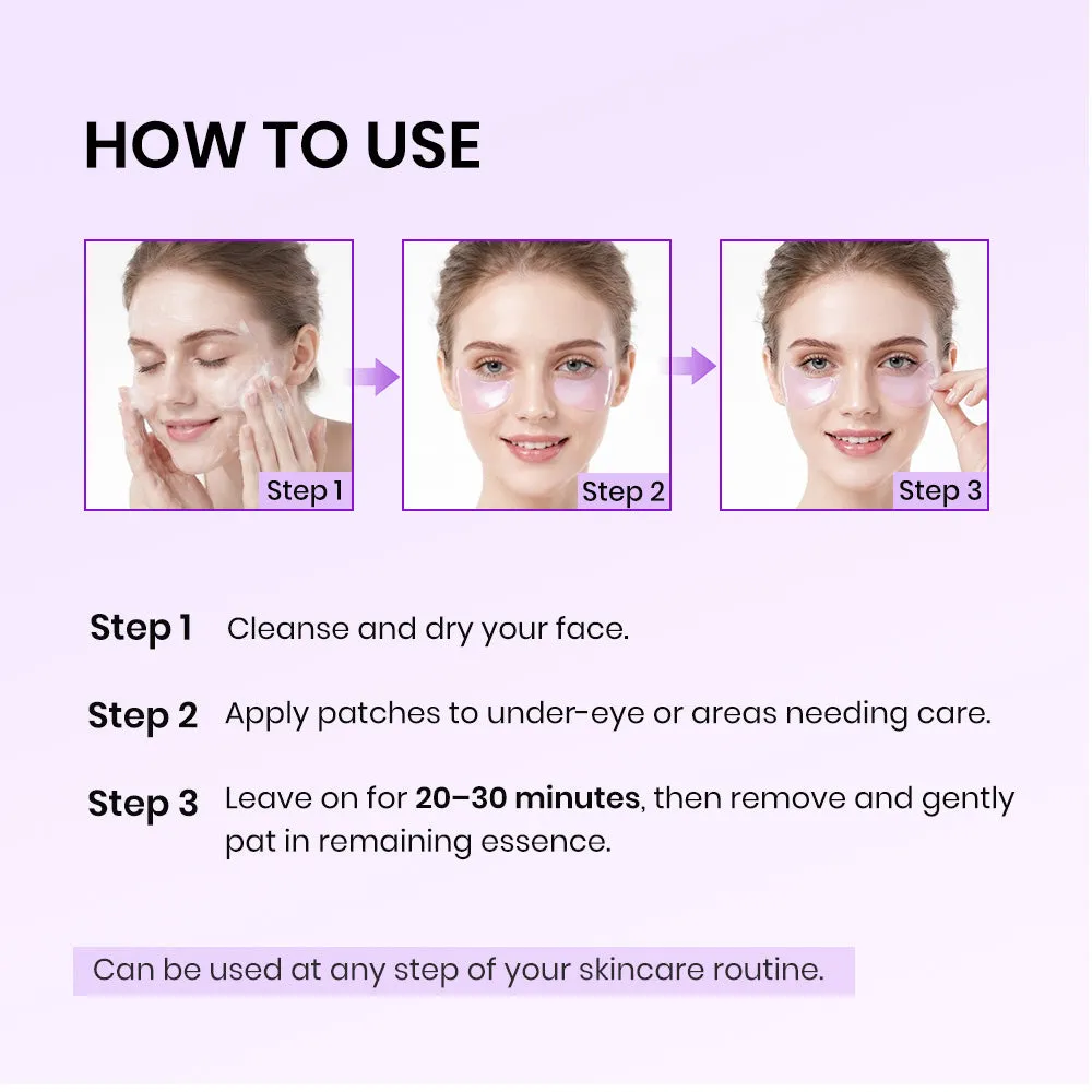 KOEC Retinol Berry Caffeine øjenmaske mod hævelse