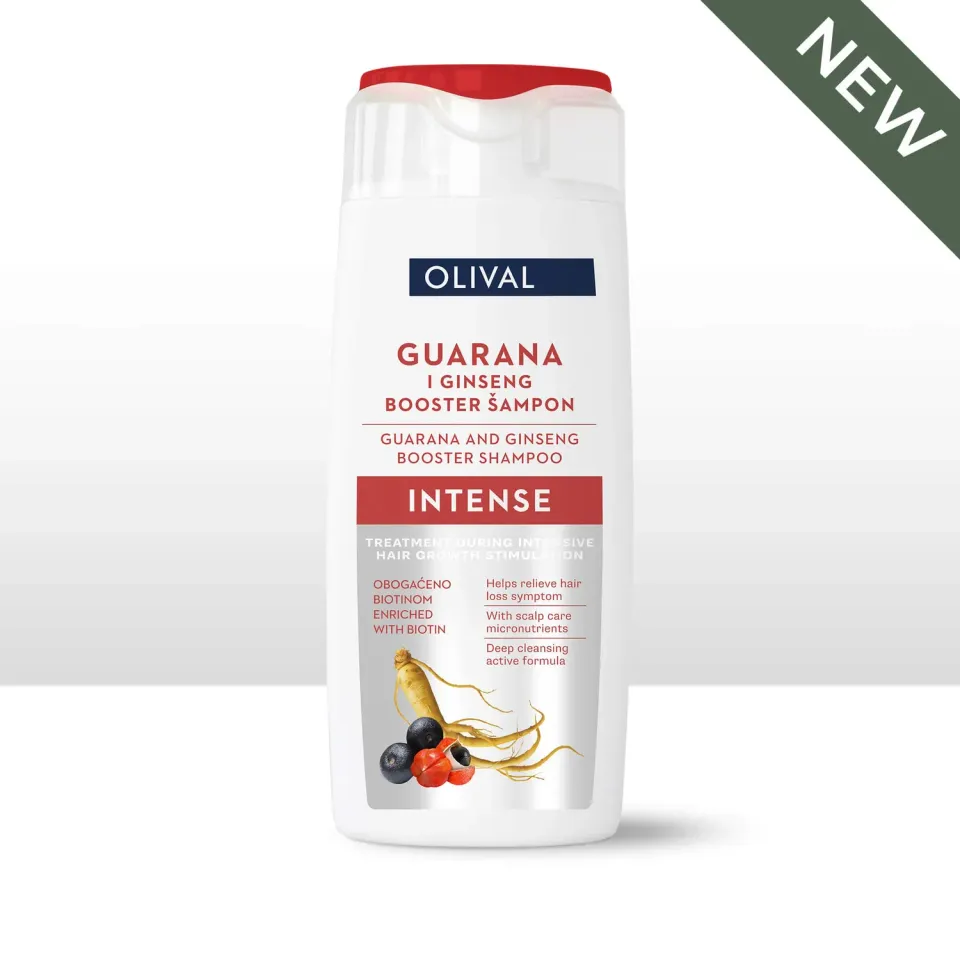 Olival Professional Guarana Ginseng Booster Shampoo hårtab