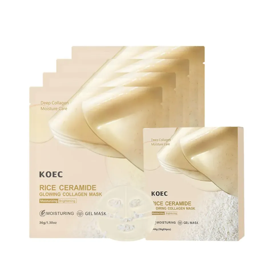 KOEC Rice Collagen Hydrogel Maske 4 stk opstrammende