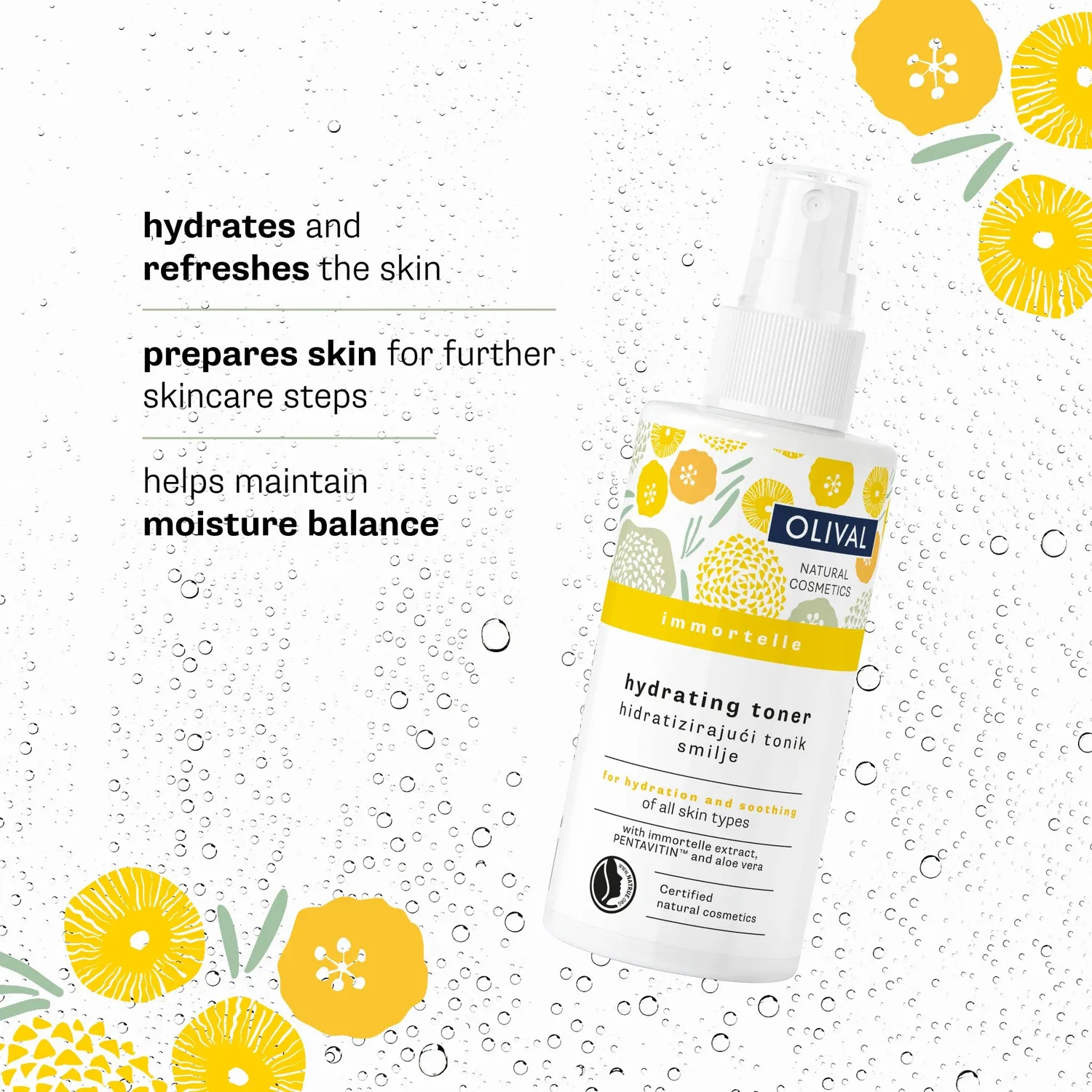 Olival Professional Immortelle Hydrating Toner ansigtstoner fugt