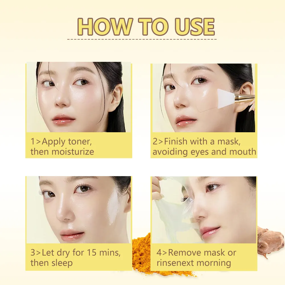 KOEC Turmeric Night Wrapping Mask natmaske gurkemeje