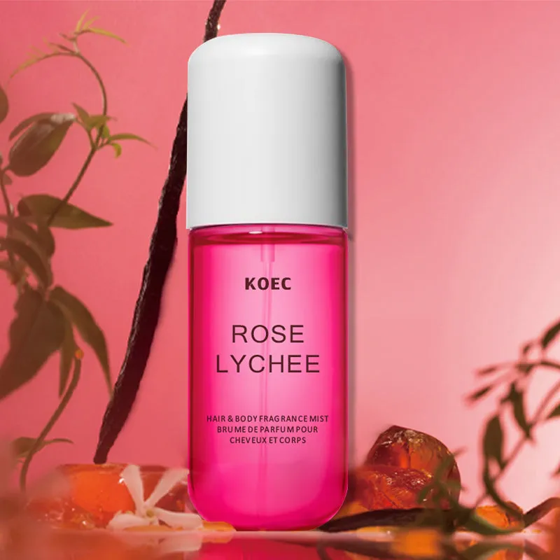 KOEC Rose & Lychee body- og hårmist rejsestørrelse