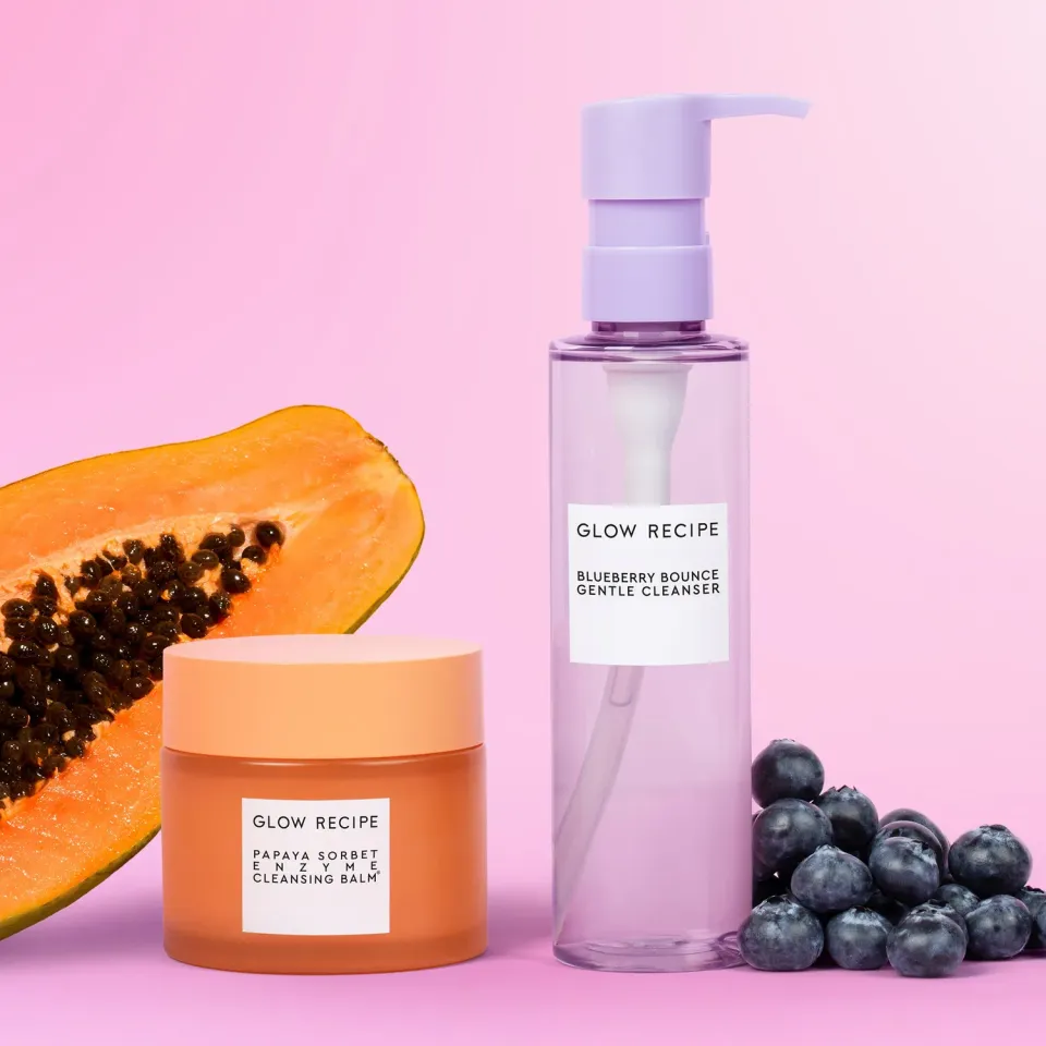 Glow Recipe Clarifying Double Cleanse Duo rensesæt