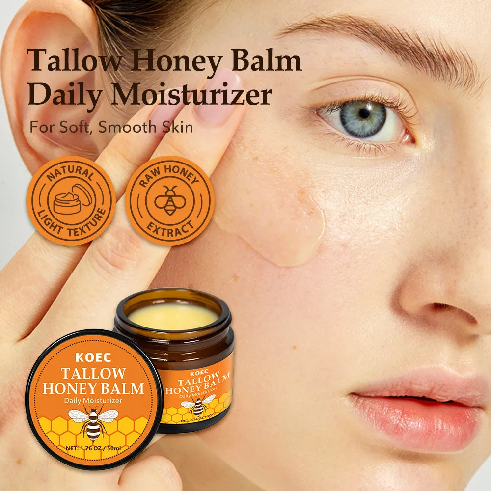 KOEC Tallow Honey Balm Daily Moisturizer Orange fed creme