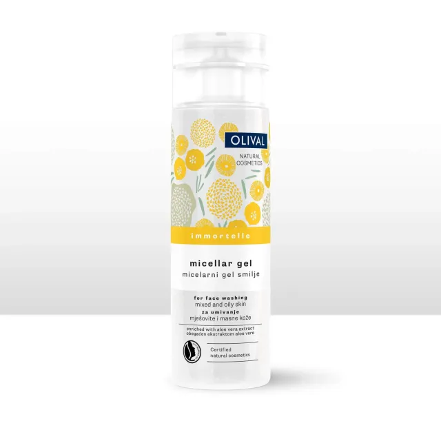 Olival Immortelle Micellar Gel til fedtet og kombineret hud