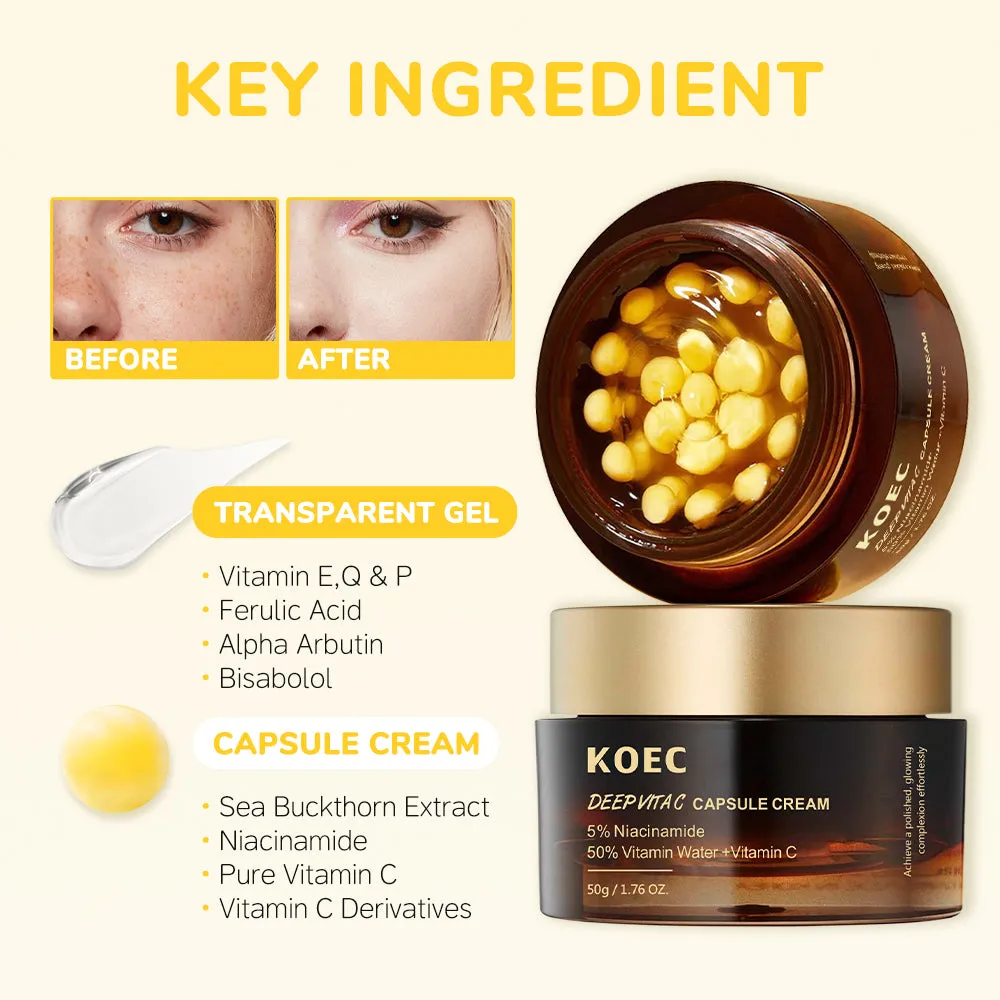 KOEC Deep Vita C kapselcreme C-vitamin 1 stk