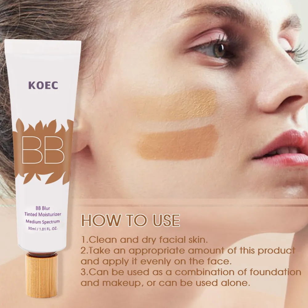 KOEC BB Blur tonet dagcreme 1 stk med børste og SPF