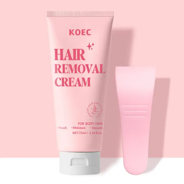 KOEC Body Hair Remover Cream hårfjerningscreme med skraber