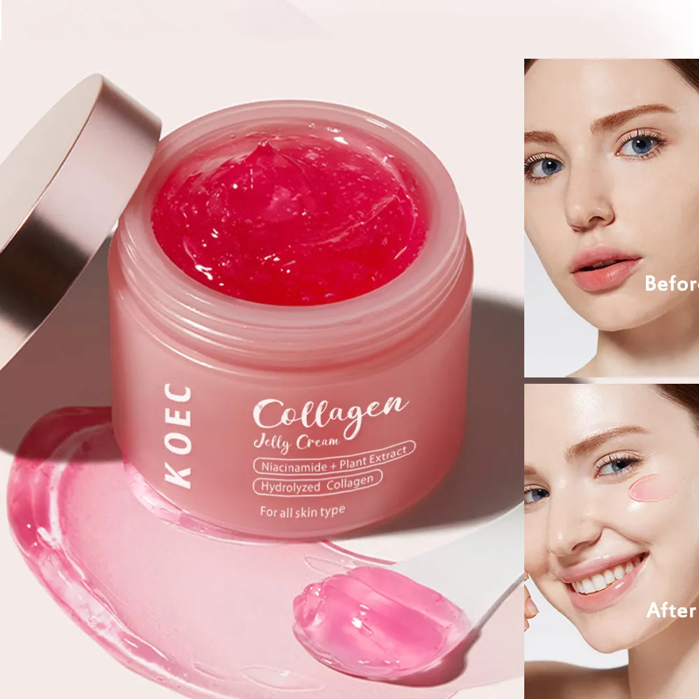 KOEC Collagen Jelly Cream ansigtscreme glas-hud