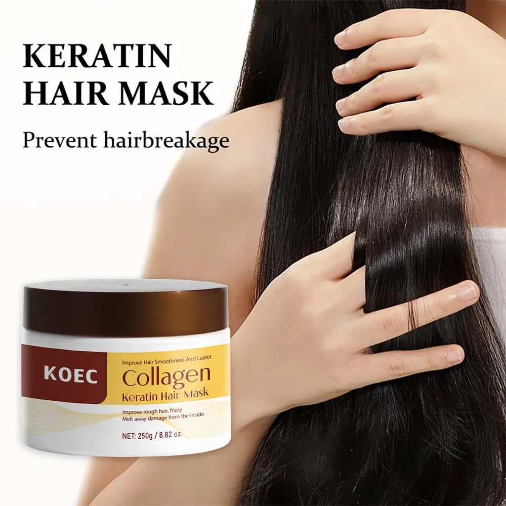 KOEC Collagen Keratin hårmaske 250 g til tørt hår