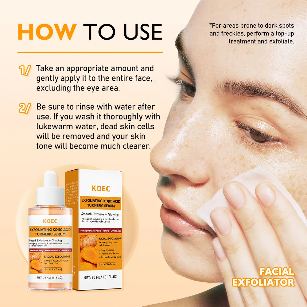 KOEC Kojic Acid Turmeric serum mod mørke pletter
