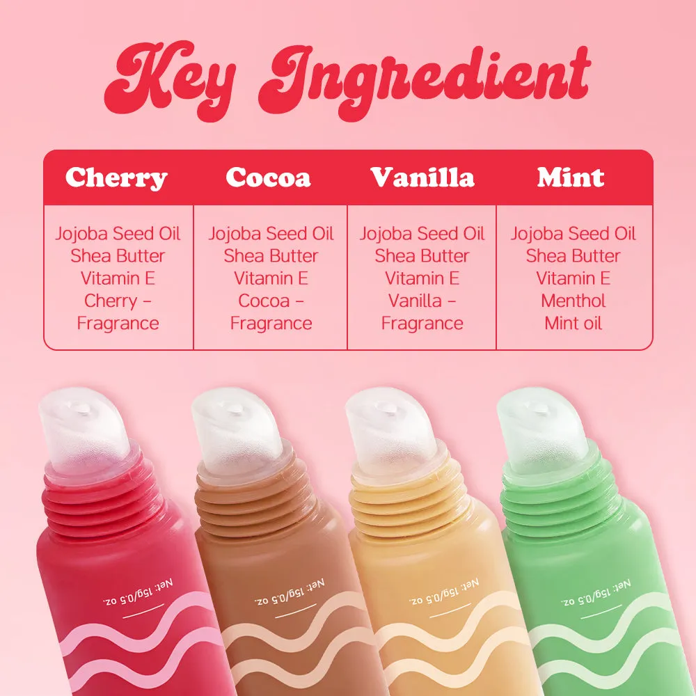 KOEC Peptide Calm Lip Butter Læbebalsam 4 stk sæt
