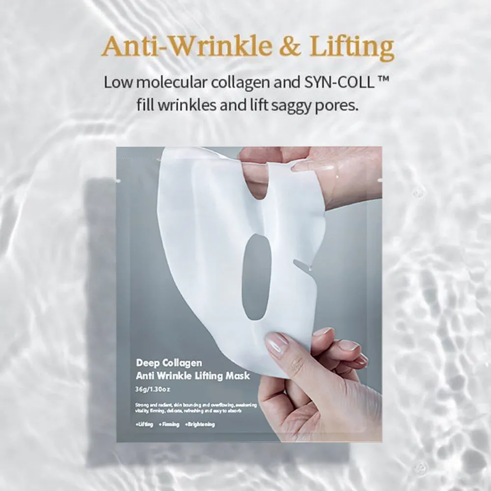 KOEC Deep Collagen Anti Wrinkle Lifting natmaske 4 stk
