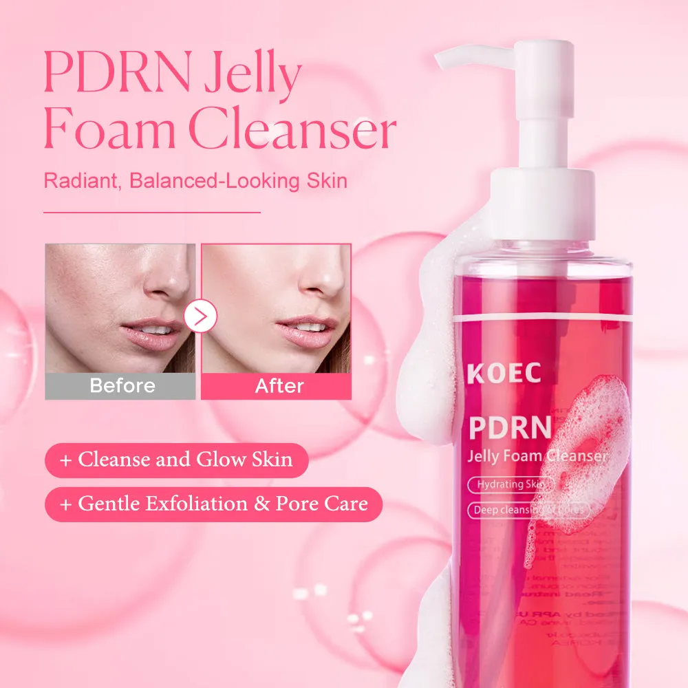 KOEC PDRN Jelly Foam rens med lav pH