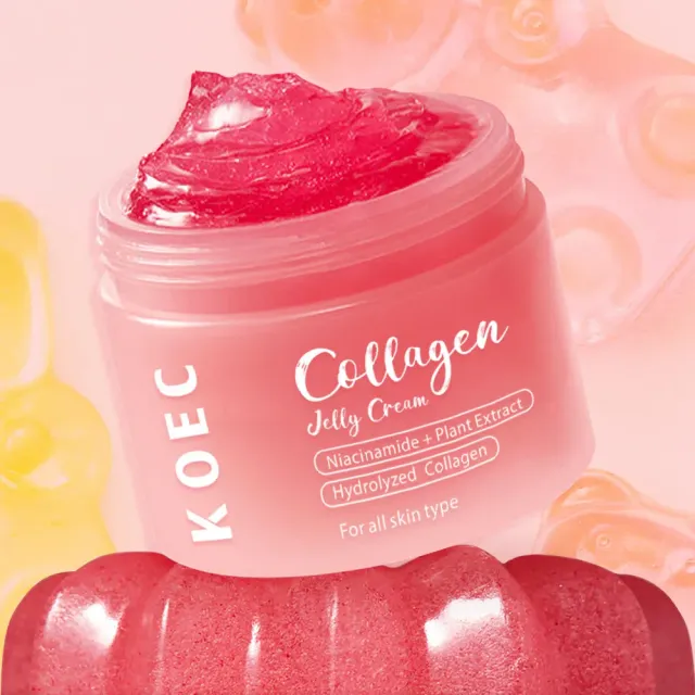 KOEC Collagen Jelly Cream ansigtscreme glas-hud