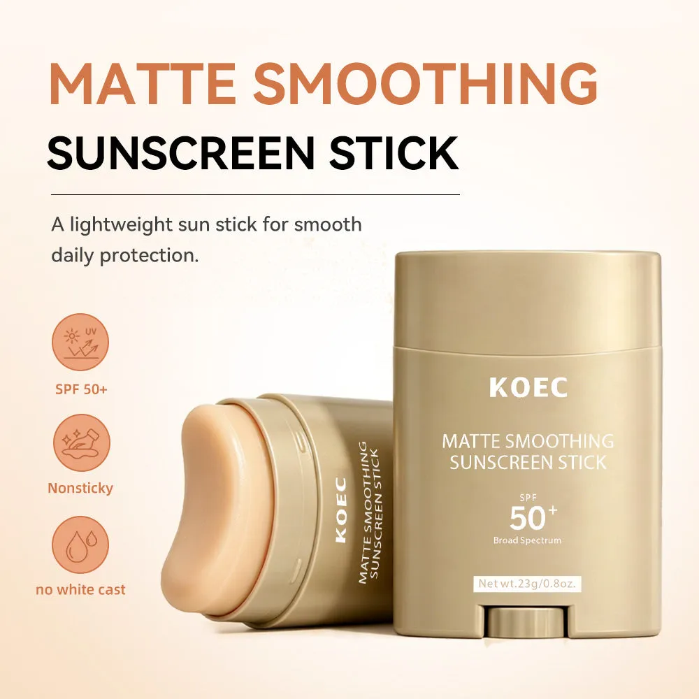 KOEC matte smoothing solstift SPF oliekontrol
