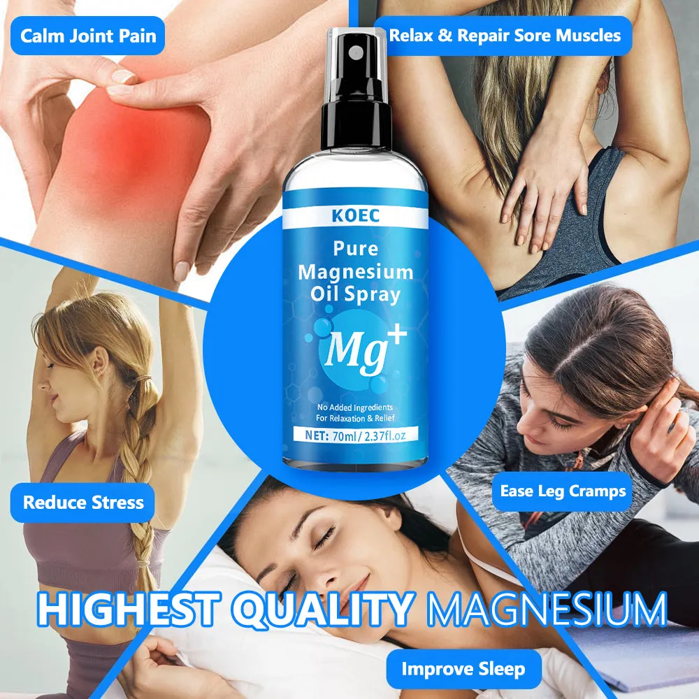 KOEC Pure Magnesium Oil bodyspray restituion