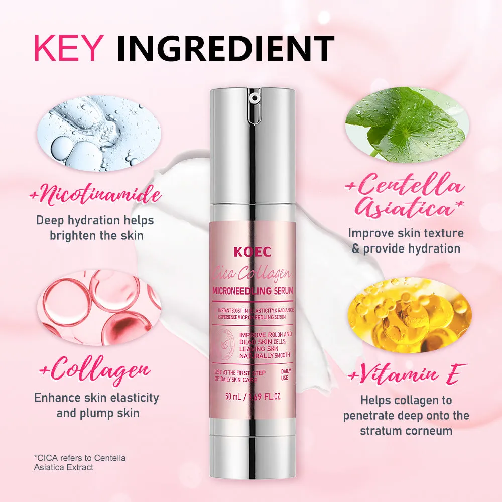 KOEC Collagen Cica Microneedle serum 50 ml opstrammende