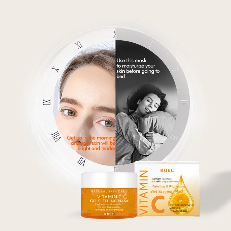 KOEC Vitamin C natmaske gel 150 g fugtgivende