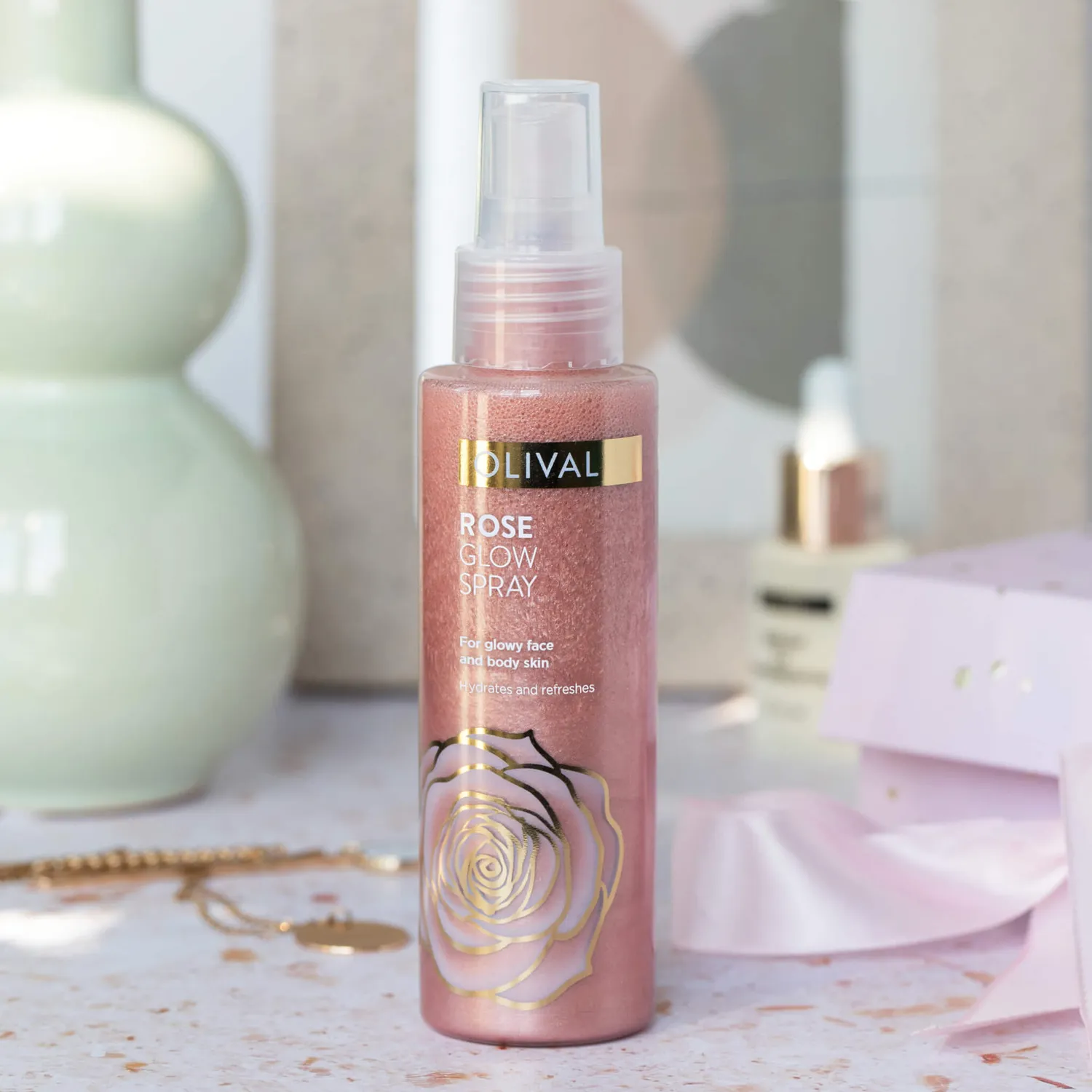 Olival Professional Rose Glow Spray glimmerspray