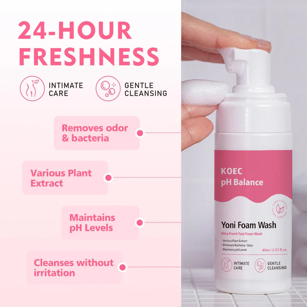 KOEC Ultra Fresh intimvask skum pH