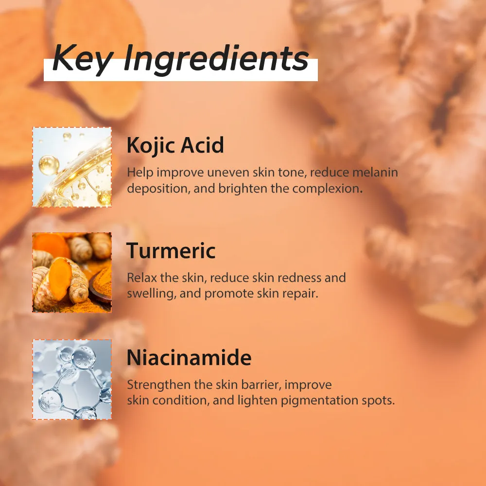 KOEC Kojic Acid Turmeric rense sæbe mod mørke pletter