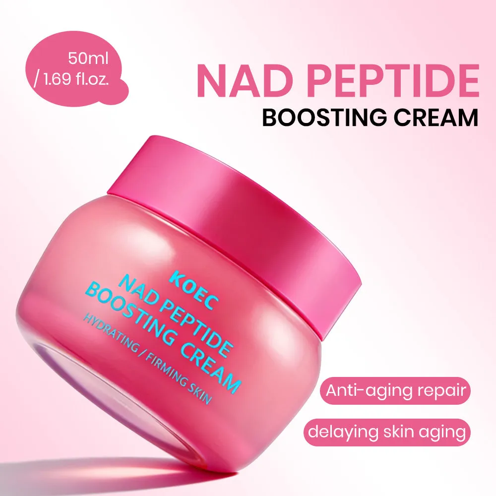 KOEC NAD+ Peptide Boosting ansigtscreme moden hud