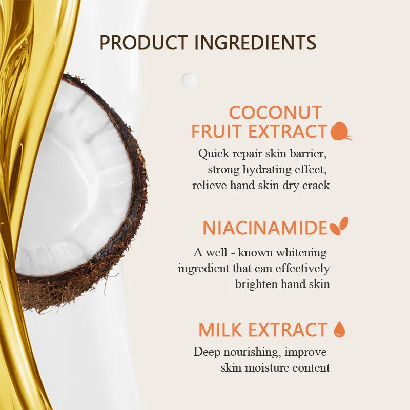 KOEC Coconut Milk håndcreme 3-pak tørre hænder