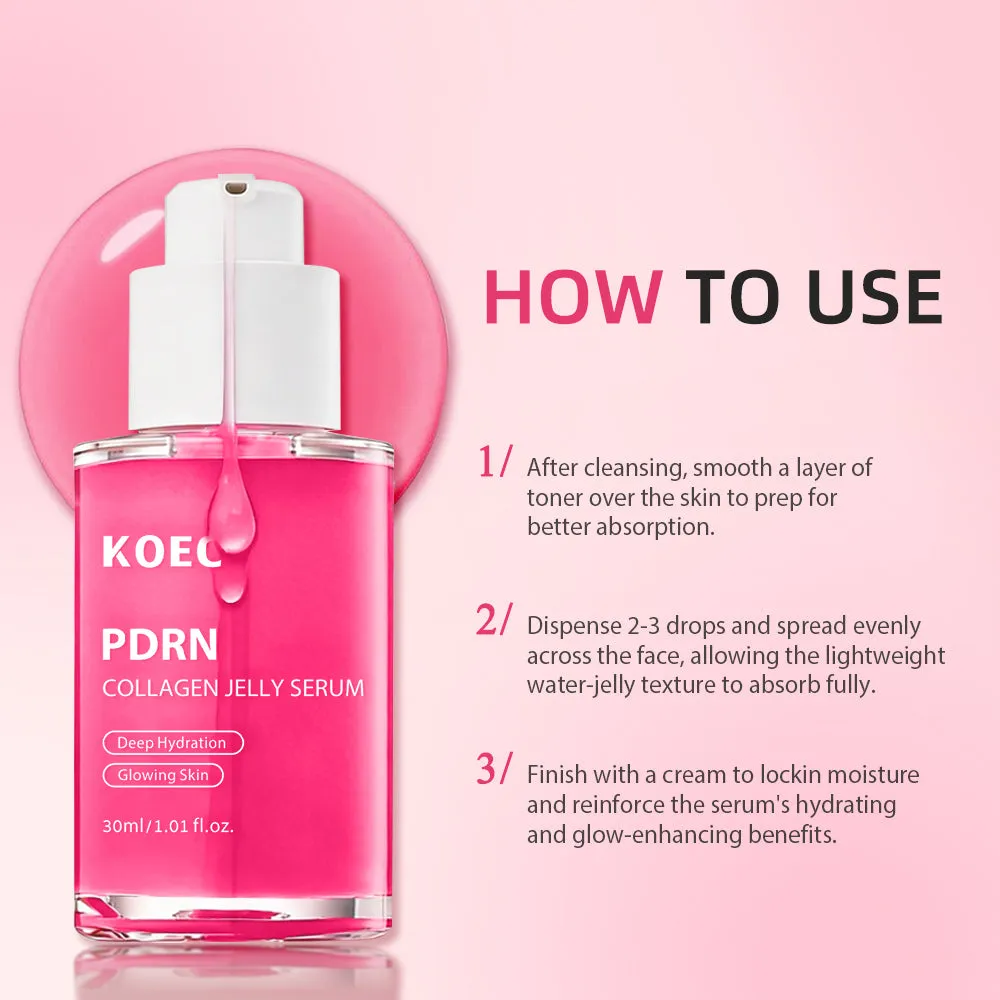 KOEC PDRN Collagen jelly serum fugt til tør hud