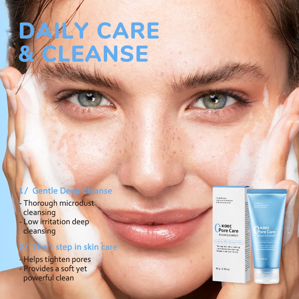 KOEC Zero Foam Pore Care rens til porer mild