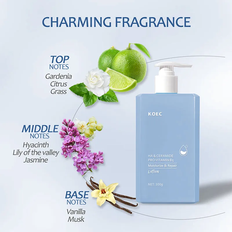 KOEC Ceramide Pro Vitamin B5 bodylotion 300g til tør hud
